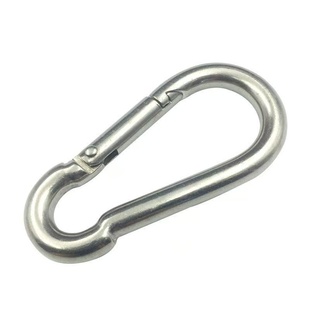 不锈钢弹簧扣登山扣保险扣弹簧带圈快速连接安全扣环锁扣卡扣