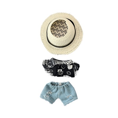 新款！三代labubu娃衣拉布布17cm衣服盲盒搪胶毛绒公仔周边服饰