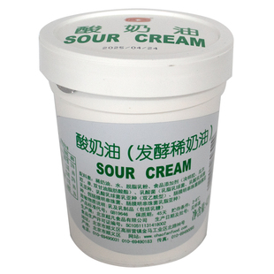 福多酸奶油420g发酵稀奶油西餐调拌面包夹馅蘸海鲜烘焙烹饪奶酪