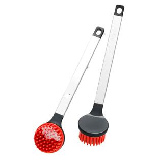 日本刷锅家用厨房专用洗碗洗锅刷子长柄硅胶不粘锅清洁刷不伤锅