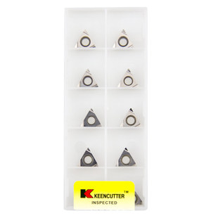 数控金属陶瓷刀片三角形开槽刀头TPGH090204/110304L内孔机夹刀粒