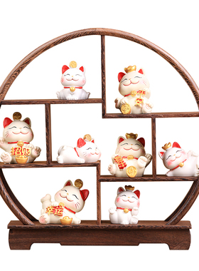 前台招财猫开业礼品玄关装饰摆件