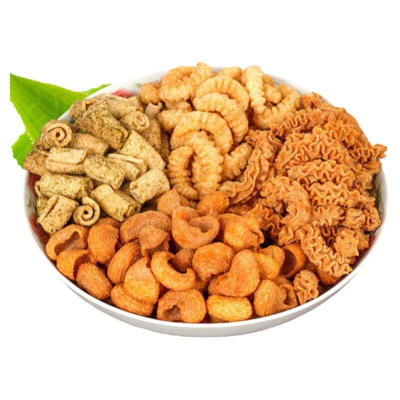 八爪烧贝壳酥蔬菜卷膨化食品