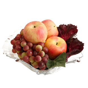 晶华超逼真加重仿真水果假苹果石榴蔬果道具柠檬水果模型装饰摆设