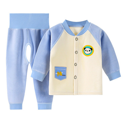 宝宝无骨加绒加厚保暖内衣套装