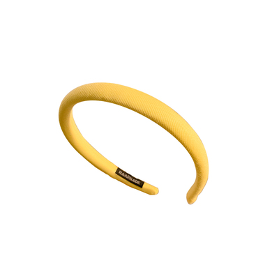 奶油色~简约小鸡黄色细款发箍女高颅顶外出百搭发卡压发头箍发饰