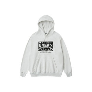 VISION官方 历史复刻图案VISION BASICS宽松连帽卫衣2色男女秋新