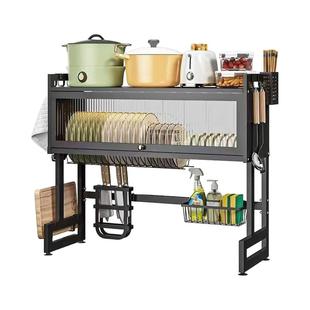 厨房水槽置物架台面碗碟沥水架多功能碗盘收纳架洗碗槽水池放碗柜