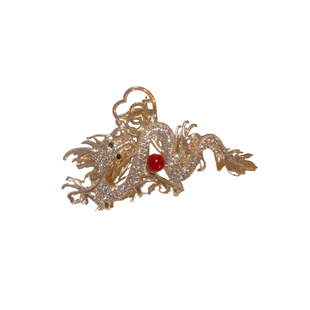 新中式国风龙形抓夹女2025新款高级感发夹后脑勺鲨鱼夹发卡头饰