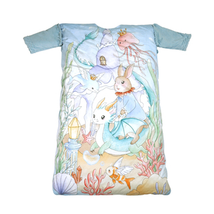 伴心儿童防踢被秋冬款加厚中大童睡袋女童冬宝宝睡觉被子四季通用