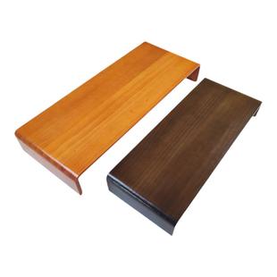 实木护颈电脑显示器增高架台式屏幕垫高桌面置物架底座加高可定制