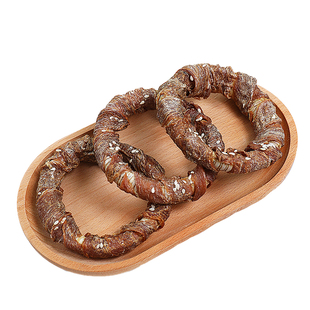 自制狗狗磨牙棒鸭肉绕鹅喉圈宠物咬胶大中小型犬柯基洁齿营养专用