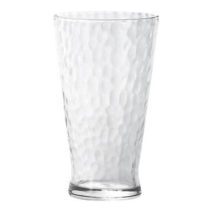 迦乐进口Aderia日本锤目纹理玻璃杯饮料杯礼品水杯四件套