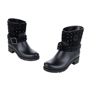 【陈列品】Philipp Plein菲利普.普兰铆钉靴子女士XY