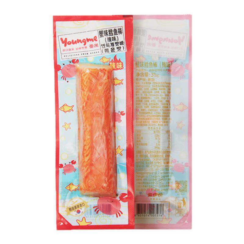 来伊份蟹味鳕鱼棒35g亚米韩国