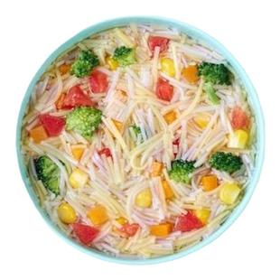 【爆款10口味】谷妈咪宝宝面6:1蔬菜营养面蝴蝶面宝宝儿童菠菜面