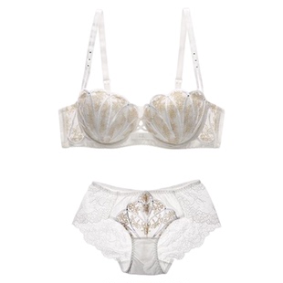 Micisty密汐皙迪新款贝壳蕾丝内衣性感文胸小胸聚拢爆款薄款