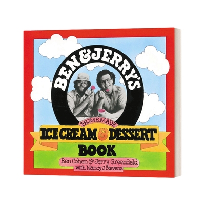 英文原版 Ben & Jerry's Homemade Ice Cream & Dessert Book 本和杰瑞自制冰淇淋和甜点书 平装 英文版 进口英语原版书籍