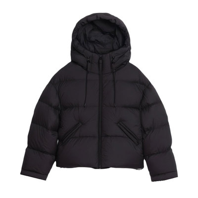 加厚连帽羽绒服短款女宽松90绒