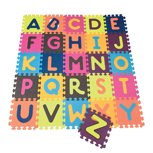 【自营】比乐btoys宝宝字母爬行垫健身毯玩具拼接地垫宝宝18月+