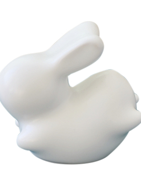 兔子书桌新年礼物陶瓷送礼可爱