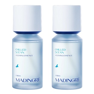 MADINGRE/愤怒成分冷海精华水补水保湿舒缓修护维稳湿敷淡红套装