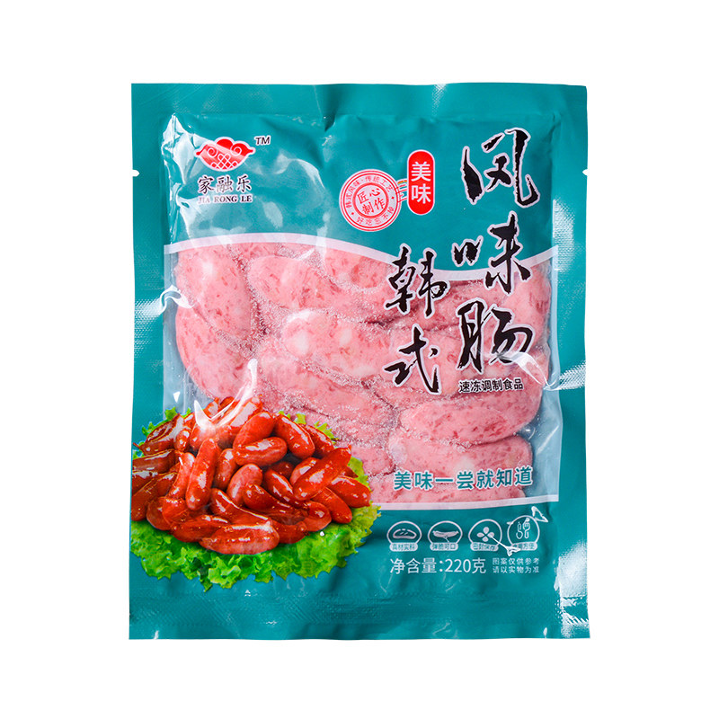 韩式风干肠烤肉店烤肠风味肠