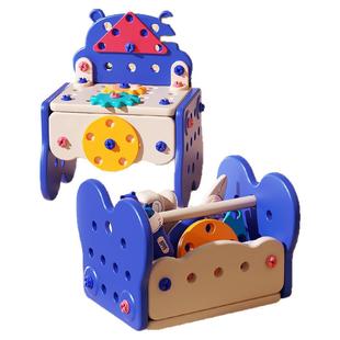 儿童修理工具箱玩具男孩子拧螺丝刀拆组套装宝宝益智电钻生日礼物