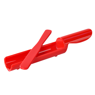 密胺塑料虾滑模具特色酒店火锅店创意竹筒肉丸子制作器鱼滑装盘器