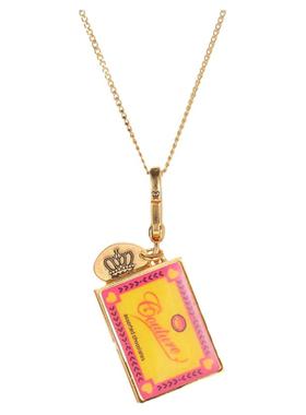 巧克力方形盒可打开吊坠项链