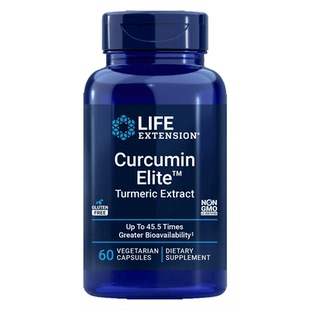 美国进口Life Extension专利姜黄素高吸收45倍利用率60粒素食胶囊
