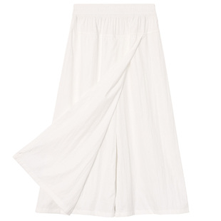 阔腿工装裙裤女春秋2026新款日常百搭高腰显瘦a字裤裙宽松休闲裤