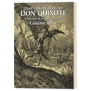 英文原版 Dore's Illustrations for Don Quixote 古斯塔夫多雷 堂吉诃德插图集 英文版