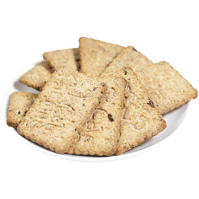 无蔗糖多麸高纤高蛋白粗粮燕麦代餐饼干早餐无糖精低食品脂好吃