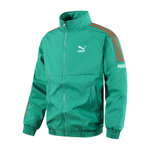 奥特莱斯2025秋冬季外套男士三条杠休闲立领夹克加绒加厚棉服外套