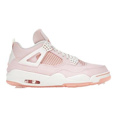 Jordan淡粉色AJ4高尔夫球鞋