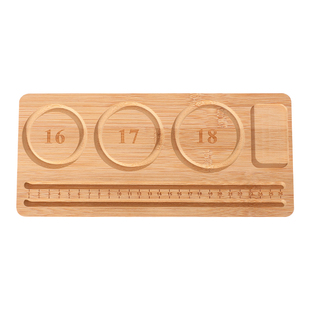 串珠盘储放散珠盘子手围单圈手作饰品diy珠串实木道具展示陈列架