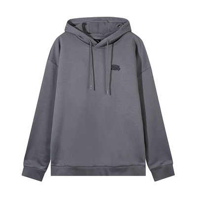 安踏连帽卫衣加绒加厚休闲套头衫