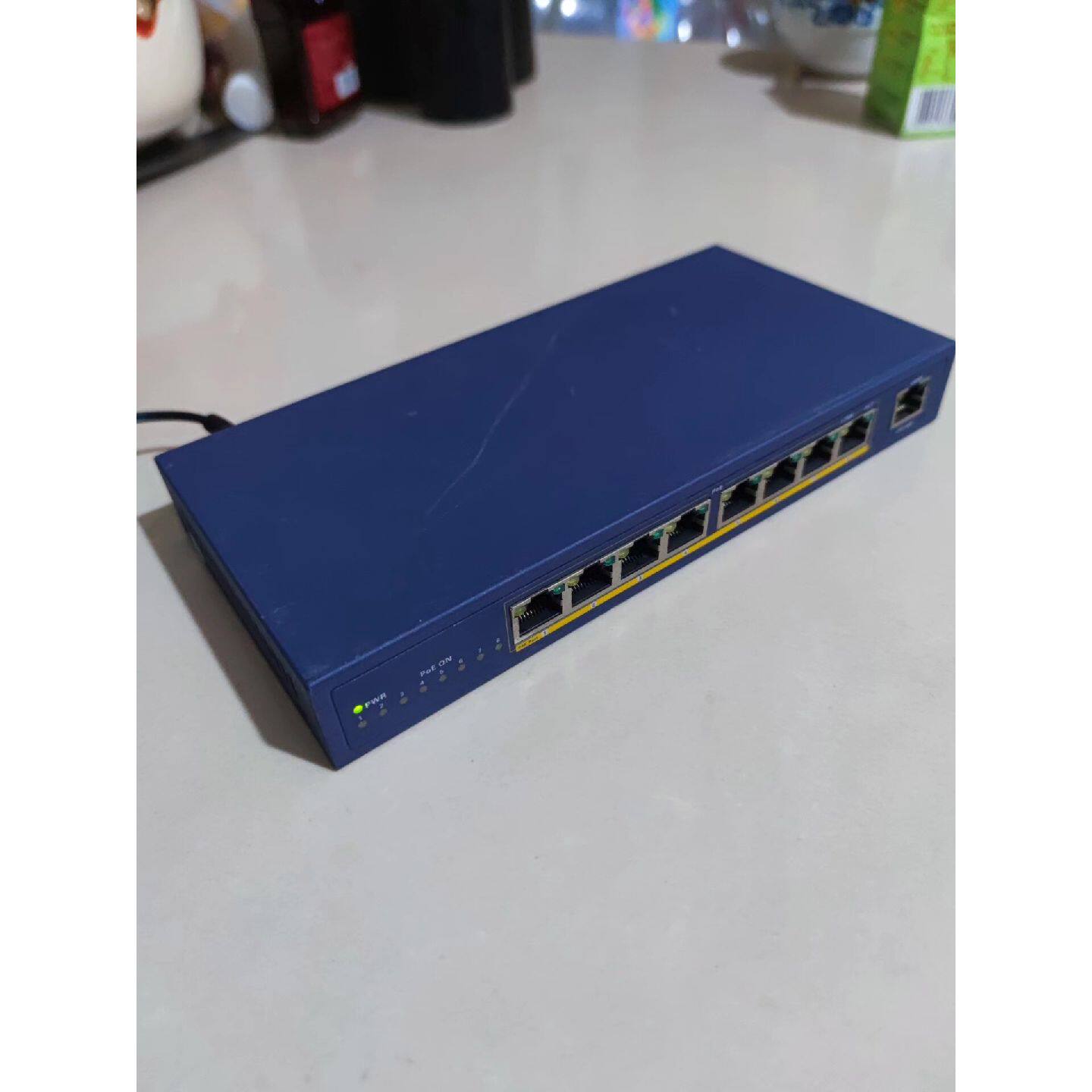 议价安网8口POE供电交换机,型号NS-1008P,功能正常,成