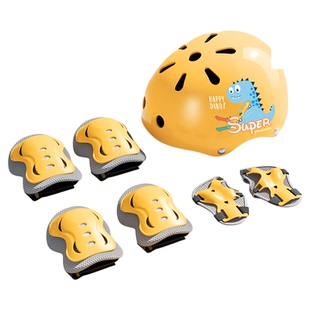 儿童轮滑护具男女童骑行平衡车滑板头盔专业自行车护膝防护套装