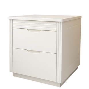 实木暗格储物柜新中式多功能隐藏床头柜家用卧室床头柜保险箱一体