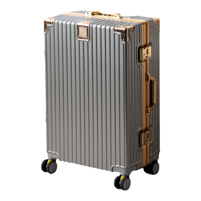 行李箱女新款大容量旅行箱男铝框密码箱结实耐用万向轮拉杆箱学生