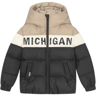 [安心绒]暇步士童装儿童羽绒服冬装新款男女童中长款三防外套