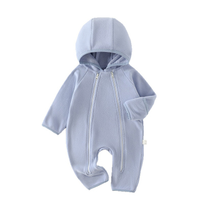 【撤柜专区】品牌专柜  婴儿连体衣秋冬季宝宝衣服一体绒连帽款