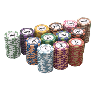 麻将筹码棋牌室专用卡片德州扑克积分币磨砂码子牌打牌用的代替钱