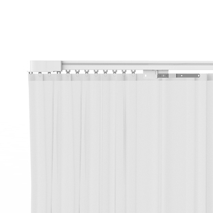 科思顿内嵌入式隐形电动窗帘轨道超薄蛇形帘隐藏智能自动静音