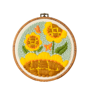 戳戳绣手工diy材料包绣花刺绣创意三八妇女节团建活动简单制作