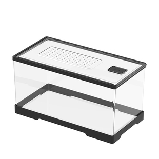 乌龟缸家用小型豪华别墅爬宠饲养箱带盖防逃逸透明一体式巴西龟缸