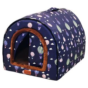 狗屋室外冬天加厚保暖狗窝大型犬冬季金毛狗狗封闭式安全感狗房子