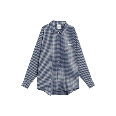 TurnSignal潮牌POLO领条纹衬衫女